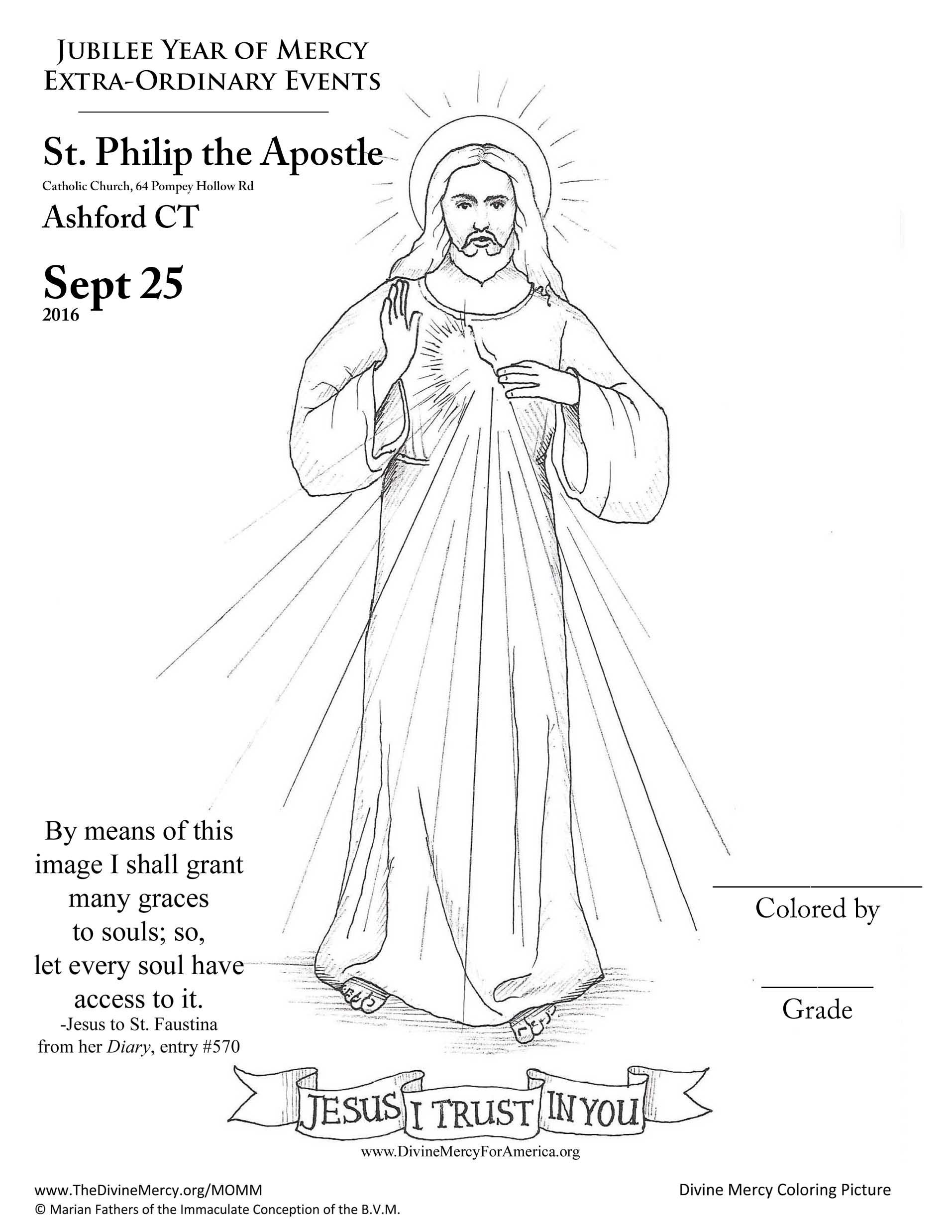 [Past Event] September 25, 2016 • Ashford CT Divine Mercy