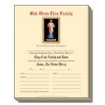 Enthronement Certificate