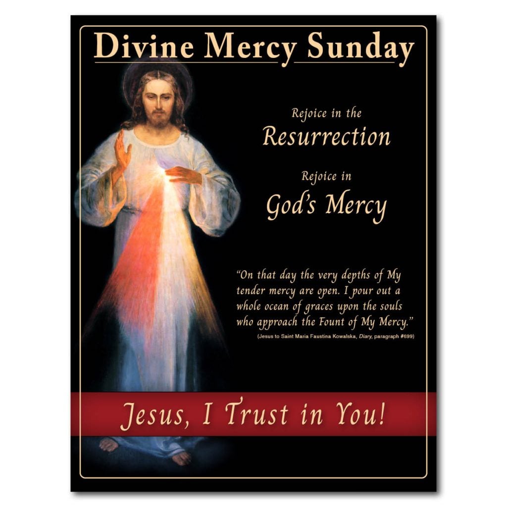 Flyer Divine Mercy Sunday • 100 Pack Divine Mercy